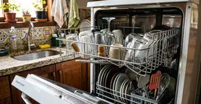 Portanto, coloque sempre uma rolha na máquina de lavar louça