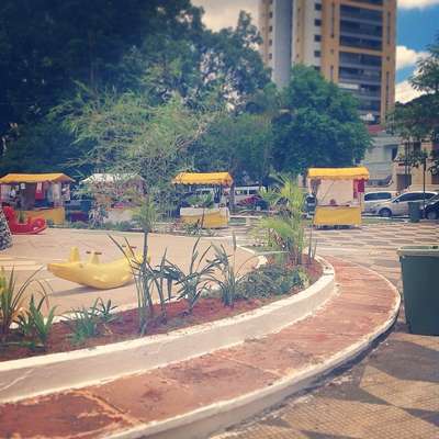 Praça recebeu doação do paisagista Alexandre de Carvalho
