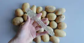 Talher de plástico de batata substitui os usados por fast-foods