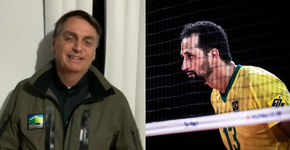 Maurício Souza, do vôlei, agradece apoio de Bolsonaro e é criticado