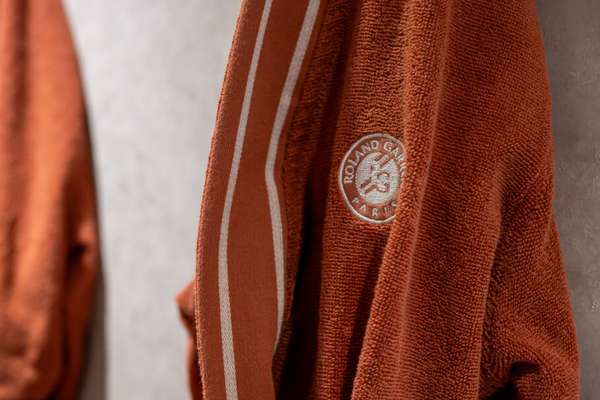 Roupão temático da suíte do Pullman São Paulo Ibirapuera