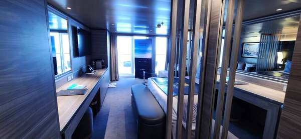 Cabine duplex do MSC Yatch Club, serviço Premium da MSC Cruzeiros 