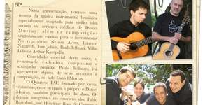 Duo Gustavo Barbosa Lima e Daniel Murray no Sesc Ipiranga