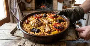 Os chefs valencianos concordam: “O arroz mais saboroso não é feito apenas com água, é preciso adicionar 1,8 litros de caldo.”