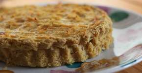 Saúde e sabor: quiche de grão de bico