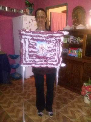 A casa de Carlos antes do rompimento da barragem