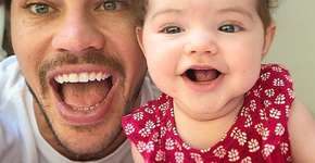 José Loreto é criticado após mostrar revista para a filha, Bella