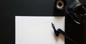 Papel, Caneta e Tinta Preta