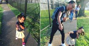 Menina de 2 anos encanta internet com sua vontade de ir à escola