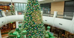 Natal Wicked: Mooca Plaza Shopping inaugura decoração temática nas cores verde e rosa para unir a magia de Oz ao universo natalino