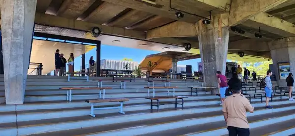 Mirante Central, de onde é possível contemplar a usina de pertinho