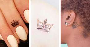 Pequenas tatuagens de coroa para você se inspirar
