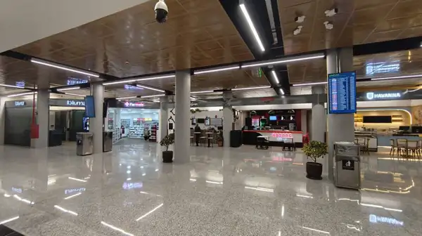 A nova área de embarque remoto agora conta com 11 lojas 