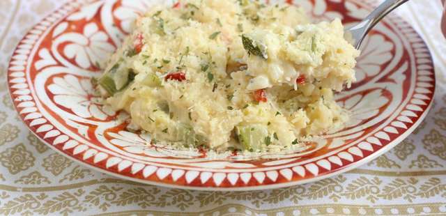 Risoto de abobrinha super fácil de fazer