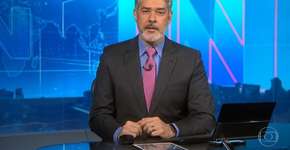 William Bonner rebate Bolsonaro ao vivo no JN e desmente fake news