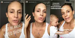 Maíra Charken não estava em festa do ‘Vídeo Show’ e desabafa