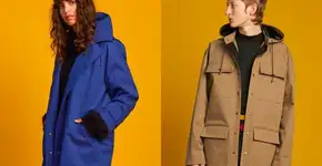 Capa de chuva é feita de garrafas plásticas recicladas