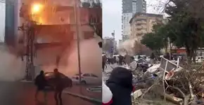 Veja antes e depois de prédios desmoronados no terremoto na Turquia