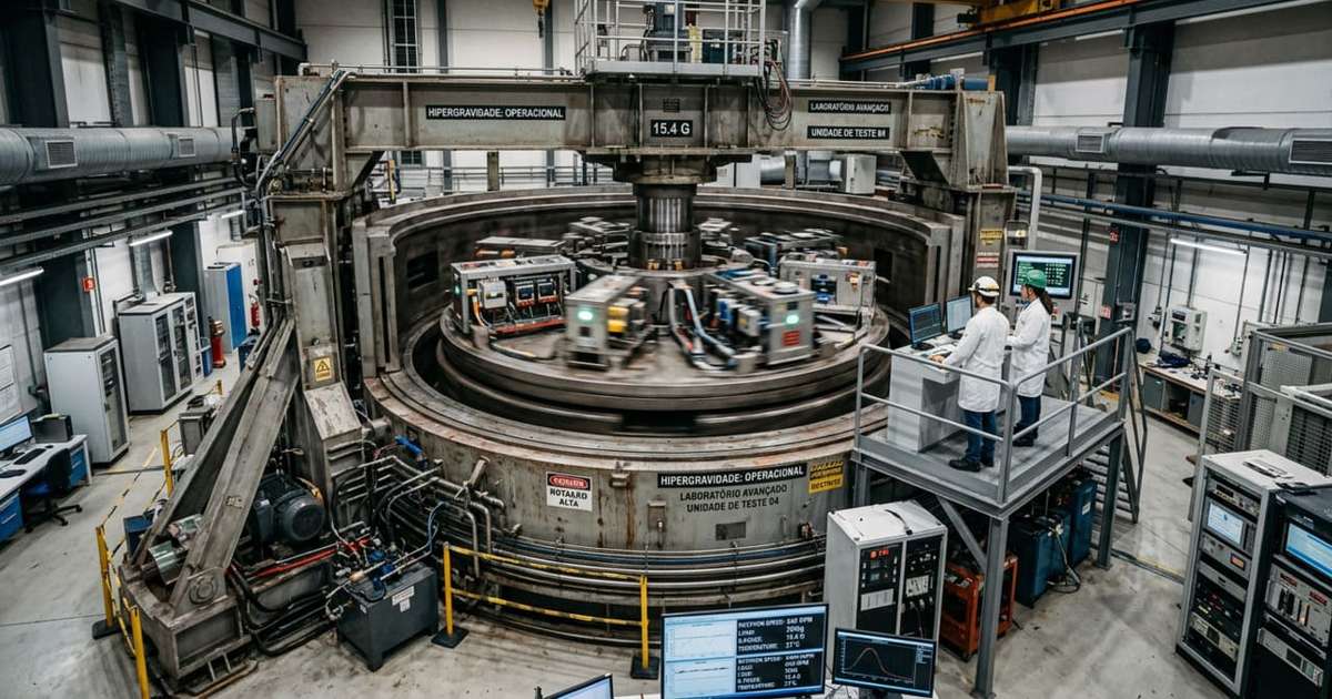 A China está construindo uma centrífuga gigante de hipergravidade capaz de acelerar processos que levam séculos para serem concluídos na natureza