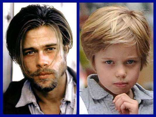 Brad Pitt e John (Reprodução/Ranker)