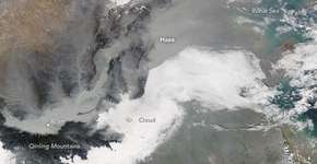 A poluição da China já pode ser vista do espaço