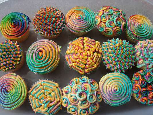 Psicodélicos esses cupcakes
