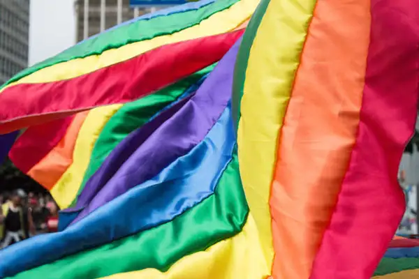 Parada LGBT na avenida Paulista 