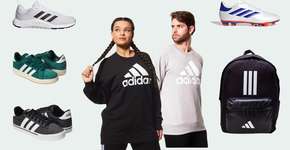 Descontão da Adidas! Tênis, roupas e outros itens da marca estão com até 62% de desconto + cupom de R$25 OFF