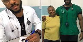 Médico posta reação de idosa em primeira consulta com negro