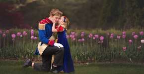 Menino presenteia irmã de 5 anos com sessão de fotos de princesa