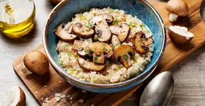 O melhor risoto de cogumelos