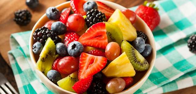 Salada de frutas super prática