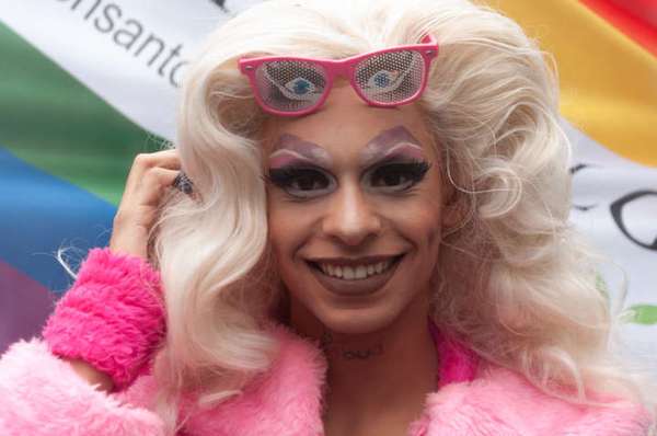 Parada LGBT na avenida Paulista 