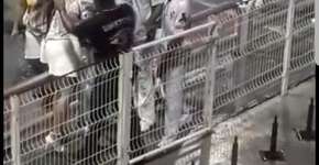 Vídeo flagra integrante da Vai-Vai agredindo mulher no Anhembi