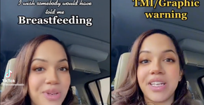 Mulher conta como mamilo ficou preto e caiu enquanto amamentava