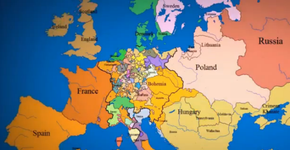 Vídeo mostra mudanças em fronteiras europeias desde 1000 d.C. até hoje