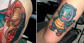 As melhores tatuagens de Pokémon