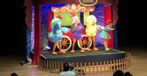 A Galinha Pintadinha se apresenta com 50% de desconto no feriado