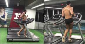 Homem corre de salto para homenagear Miss Filipinas e viraliza