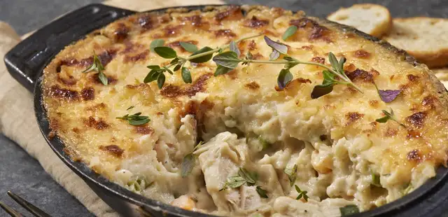 Creme de frango cremoso e fácil para uma refeição reconfortante