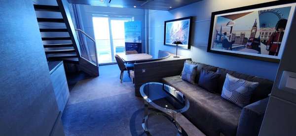 Cabine duplex do MSC Yatch Club, serviço Premium da MSC Cruzeiros 