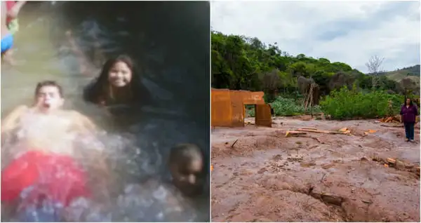 No dia do rompimento da barragem, a professora Angélica Peixoto, de 51 anos, estava em casa, em Paracatu de Baixo, quando recebeu uma ligação de amigos que a avisaram sobre o que havia acontecido. Ela e a família tiveram poucos minutos para procurar o local mais alto do distrito. Da sua casa, não restou nada. A única coisa que recuperou, algum tempo depois, foi um pedaço de madeira esculpido com a palavra “mãe”, presente de um de seus filhos na infância.
