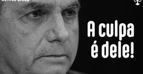 #AculpaÉDele: Brasil passa dos 300 mil mortos por covid-19