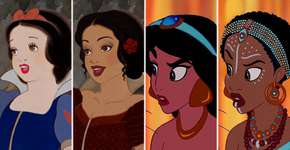 Princesas Disney com diferentes etnias
