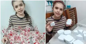 Crianças de colégio em SP produzem e doam sabão para famílias carentes