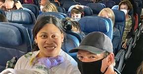 Sem saber que estava grávida, mulher dá à luz durante voo