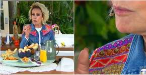 Ana Maria Braga inicia ‘Mais Você’ sussurrando e mastigando na Globo