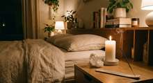 Featured side: Para que serve passar uma vela branca pelo corpo antes de dormir? Qual o significado?