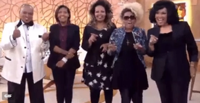 Fat Family arrasa com a dancinha do pescoço no ‘Encontro’