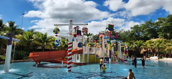 Área para crianças do Thermas de São Pedro